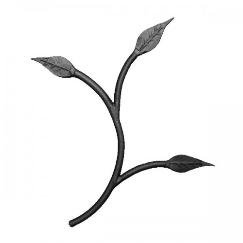 Wrought iron leaves 250-03