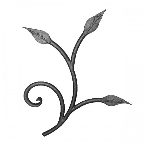 Wrought iron leaves 250-04