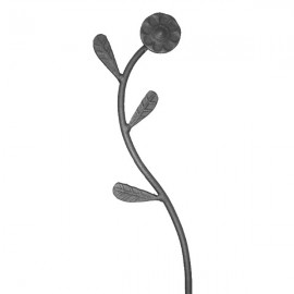 Wrought iron flower 251-01