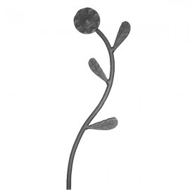 Wrought iron flower 251-02