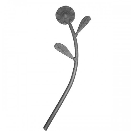 Wrought iron flower 251-04