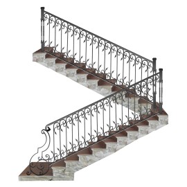 Escalera de hierro forjado E0020