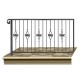 Wrought iron railing BD0006
