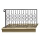 Wrought iron railing BD0007