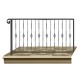 Wrought iron railing BD0011