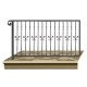 Wrought iron railing BD0022