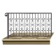 Wrought iron railing BD0026
