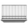 Wrought iron balcony B0053