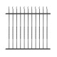 Wrought iron fence V0003