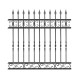 Wrought iron fence V0012
