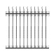 Wrought iron fence V0014