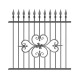 Wrought iron fence V0021