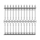 Wrought iron fence V0025