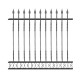 Wrought iron fence V0028