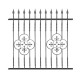 Wrought iron fence V0032