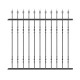 Wrought iron fence V0040