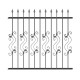 Wrought iron fence V0042