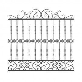 Wrought iron fence V0045
