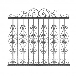 Wrought iron fence V0064