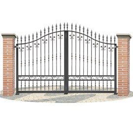 Puertas de Vallas en hierro forjado PV0001