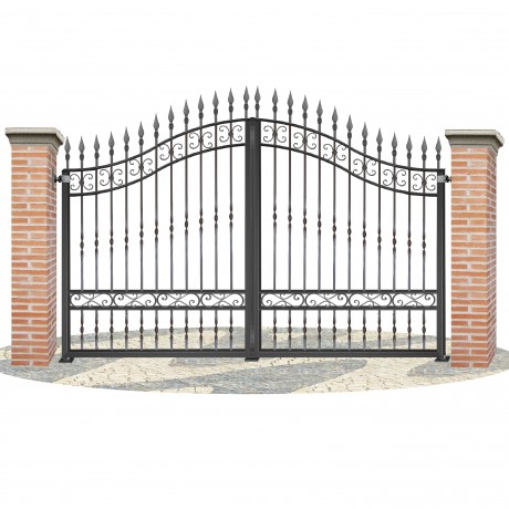 Puertas de Vallas en hierro forjado PV0002