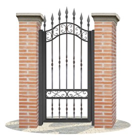 Puertas de Vallas en hierro forjado PV0002