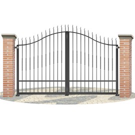 Puertas de Vallas en hierro forjado PV0003