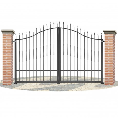 Puertas de Vallas en hierro forjado PV0003