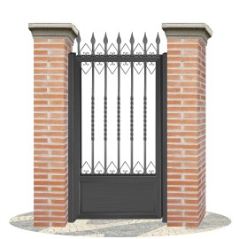 Puertas de Vallas en hierro forjado PV0004
