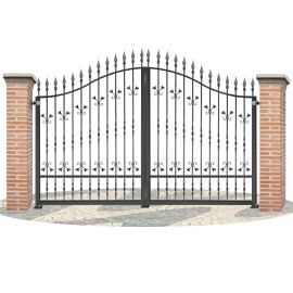Fences doors wrought iron PV0005