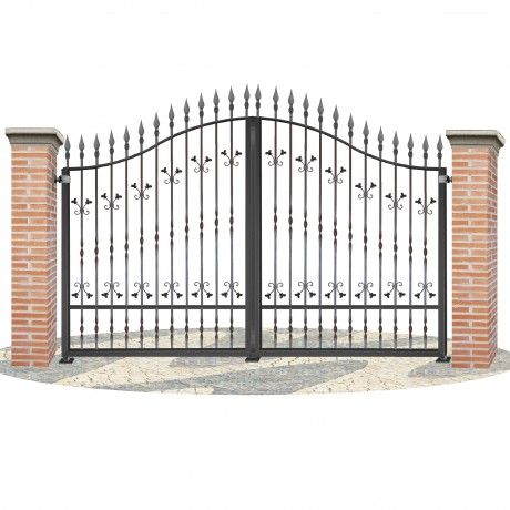 Puertas de Vallas en hierro forjado PV0005