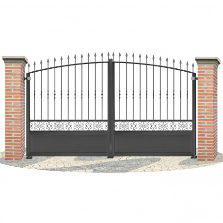 Puertas de Vallas en hierro forjado PV0006