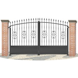 Fences doors wrought iron PV0007