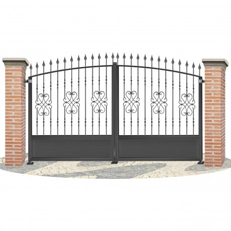 Puertas de Vallas en hierro forjado PV0007