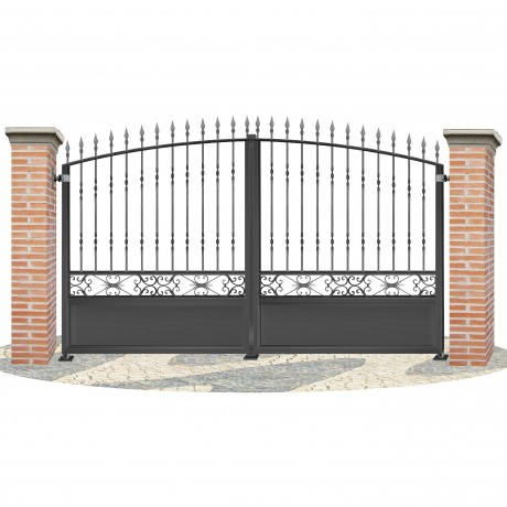 Puertas de Vallas en hierro forjado PV0008