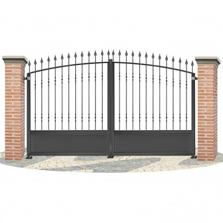 Puertas de Vallas en hierro forjado PV0009