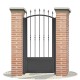 Puertas de Vallas en hierro forjado PV0010