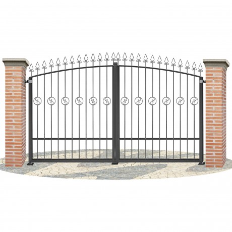 Puertas de Vallas en hierro forjado PV0011