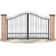 Portes de clôture en fer forgé PV0014