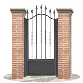 Puertas de Vallas en hierro forjado PV0015