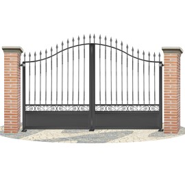 Puertas de Vallas en hierro forjado PV0016