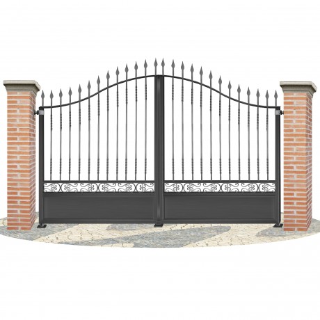 Puertas de Vallas en hierro forjado PV0016