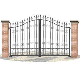 Puertas de Vallas en hierro forjado PV0017