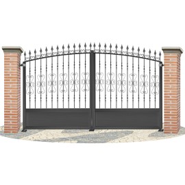 Puertas de Vallas en hierro forjado PV0018