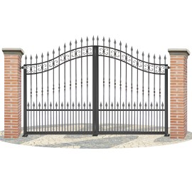 Puertas de Vallas en hierro forjado PV0019