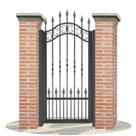 Puertas de Vallas en hierro forjado PV0019