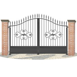 Puertas de Vallas en hierro forjado PV0021