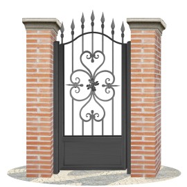 Puertas de Vallas en hierro forjado PV0021