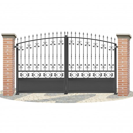 Puertas de Vallas en hierro forjado PV0024