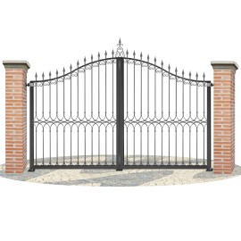 Puertas de Vallas en hierro forjado PV0025